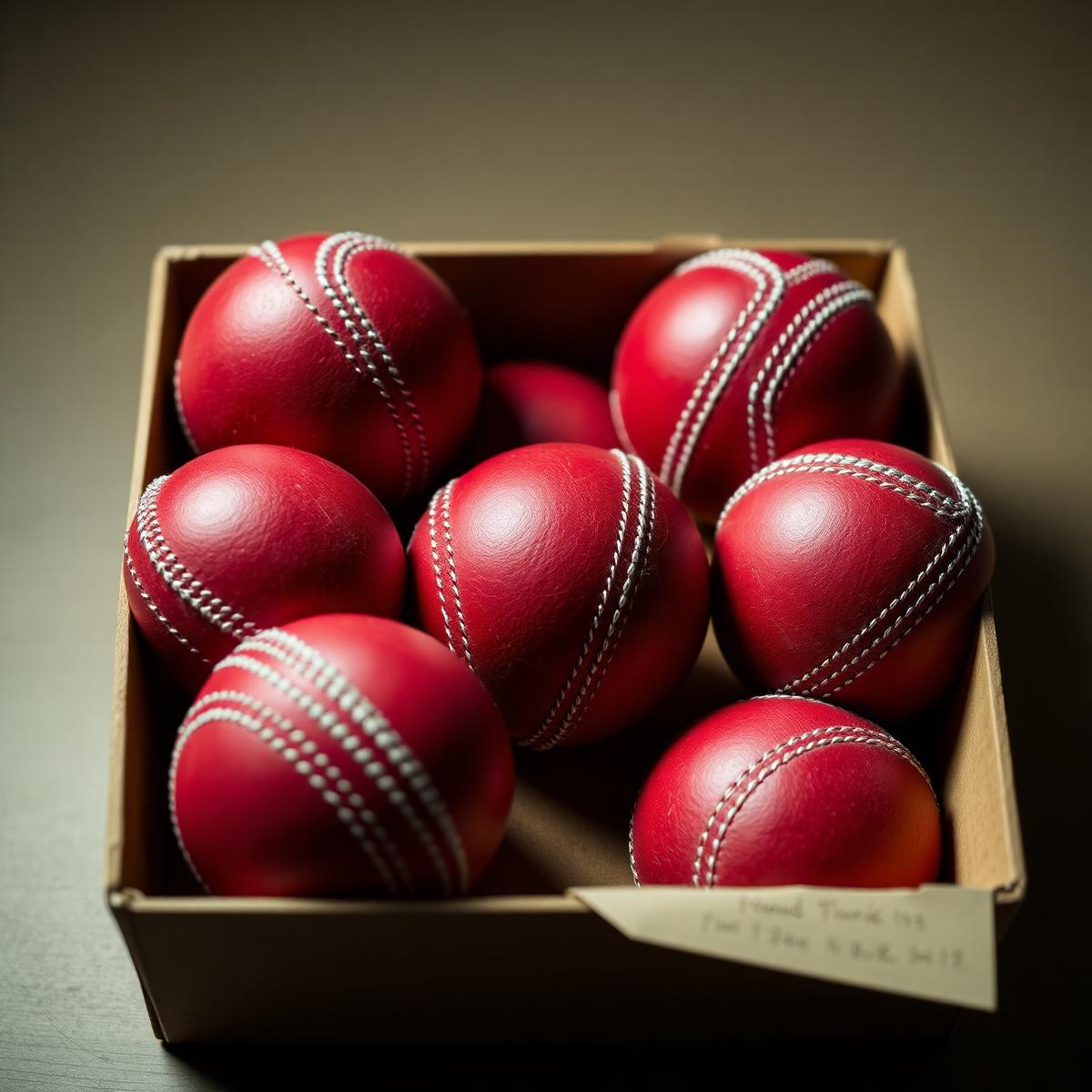 Leather Cricket Ball Box