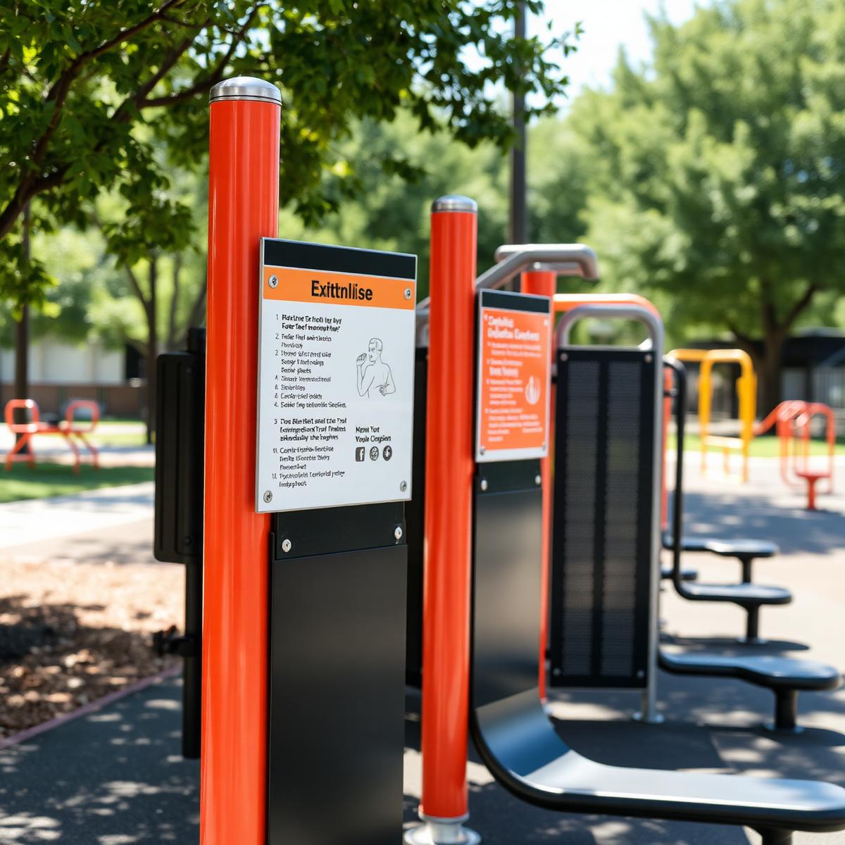 Outdoor Instruction Signage